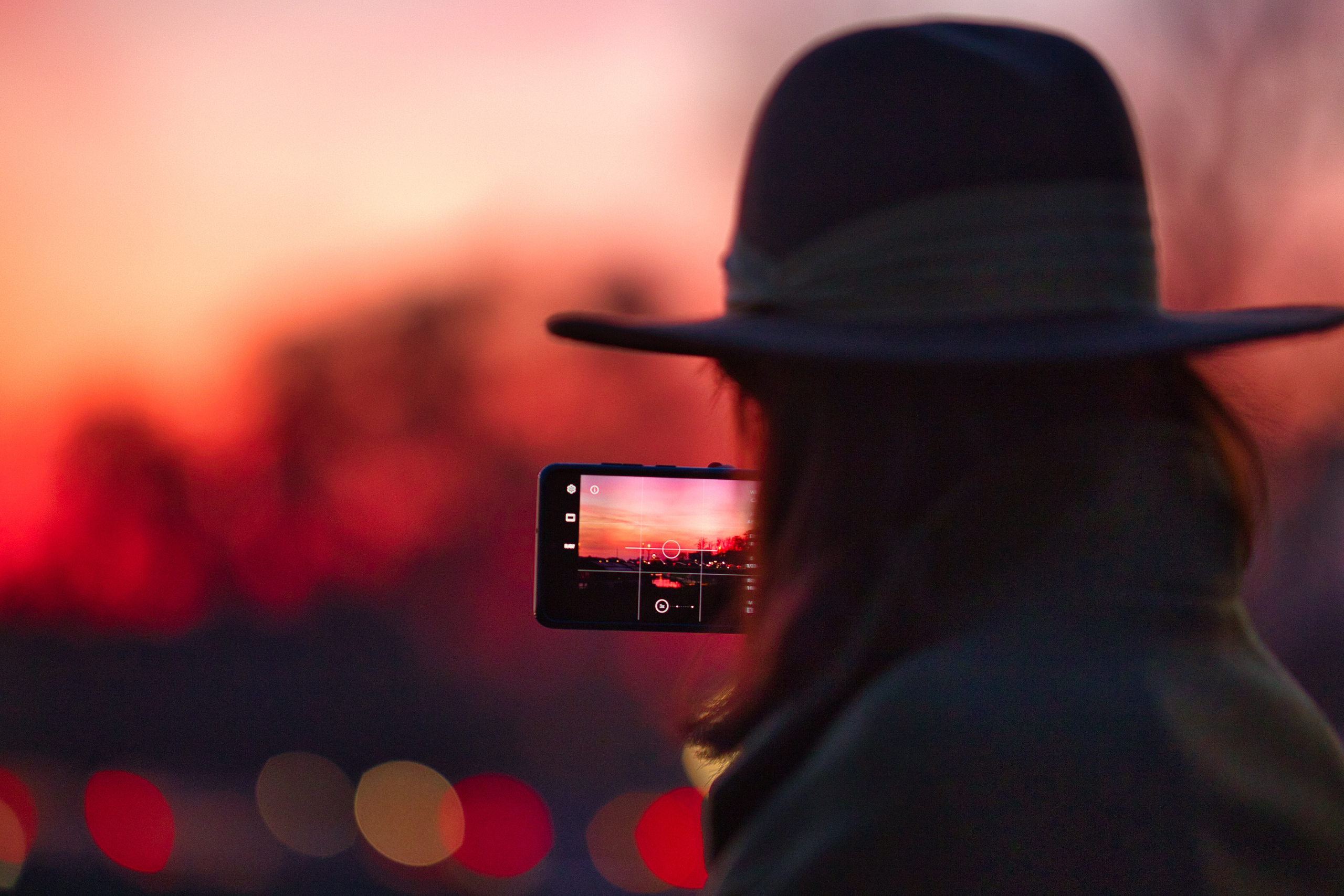 Shooting the sunset